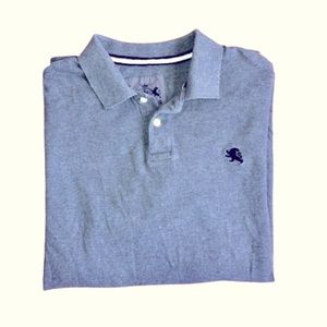 EXPRESS Polo Shirt Short Sleeve Gray XL Men’s